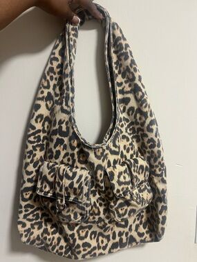 & Other Stories Leopard-Print Shoulder Bag - Beige/Black
